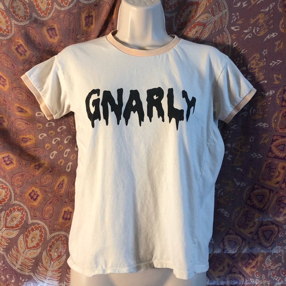 “gnarly” brandy melville tee